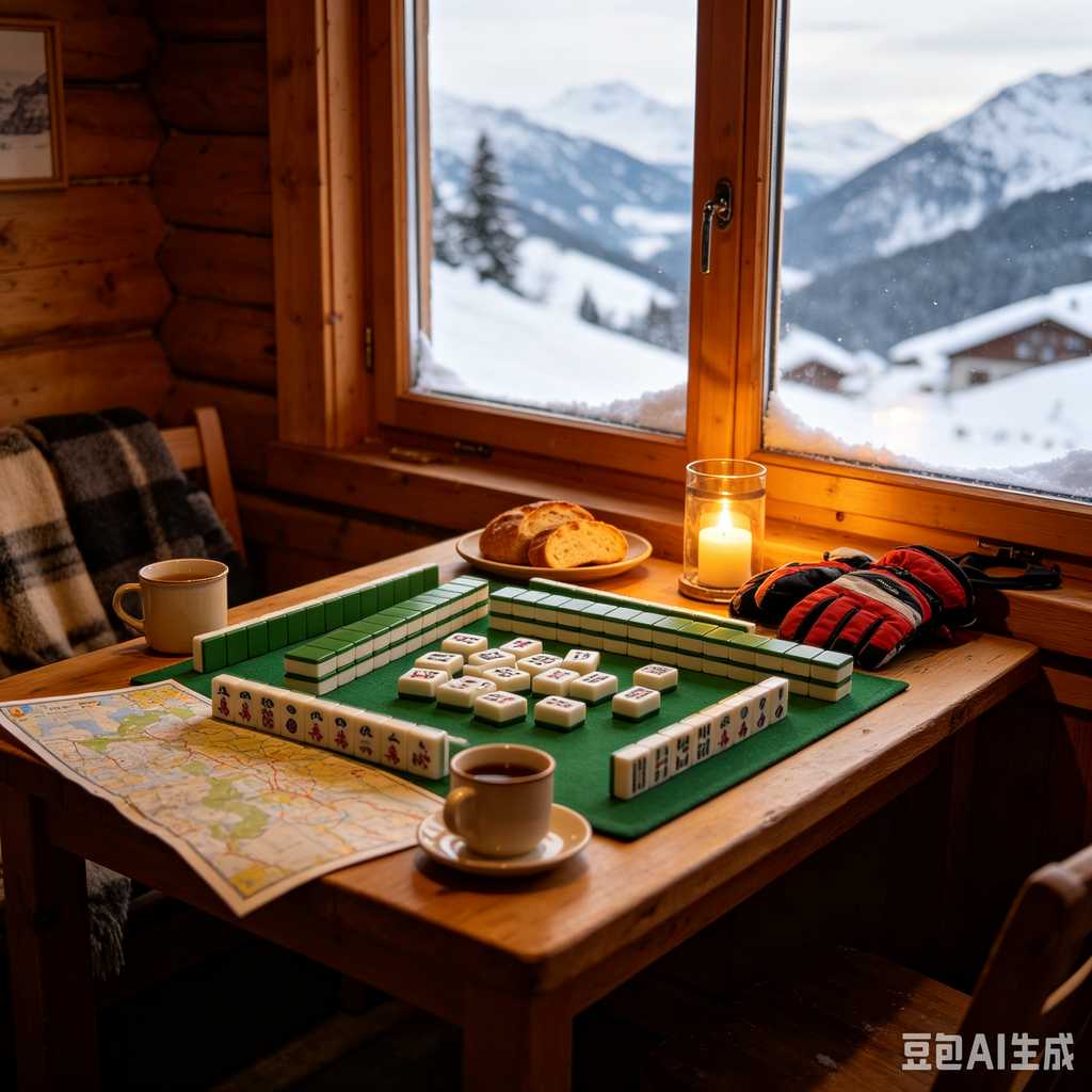 transparent acrylic mahjong set