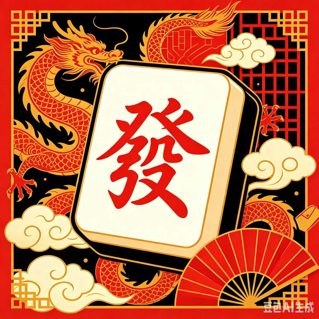 modern color mahjong tiles