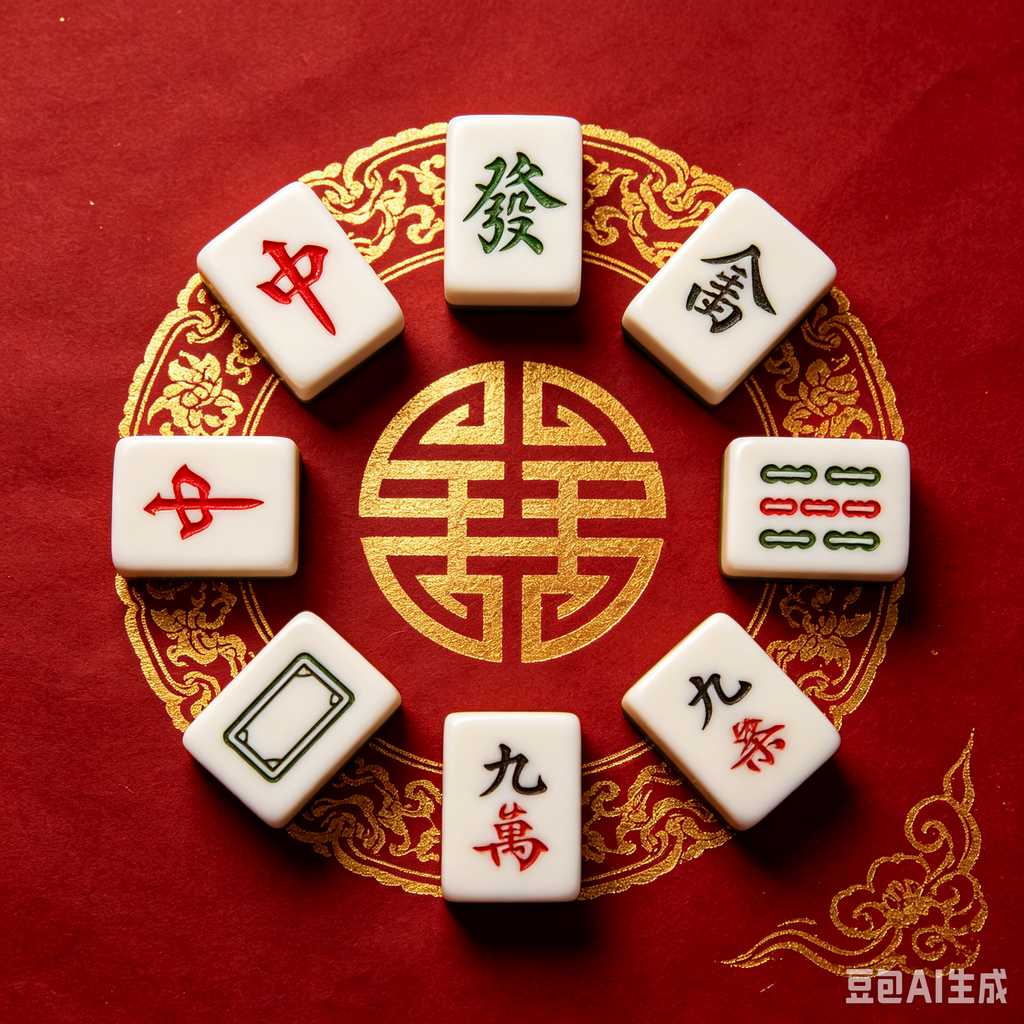 bright color mahjong tiles